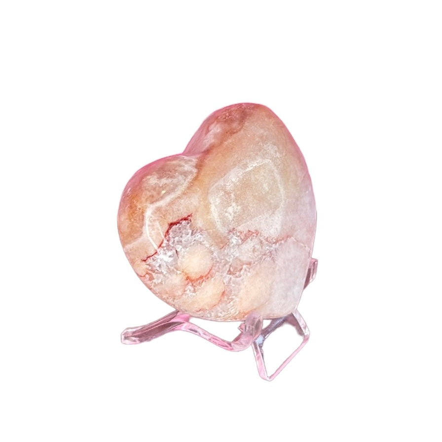 Pink Amethyst Heart (27PA)