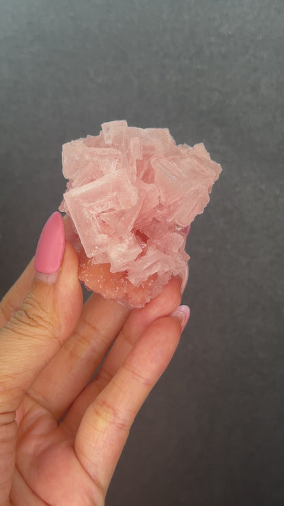 High Grade Natural Pink Halite (85P)